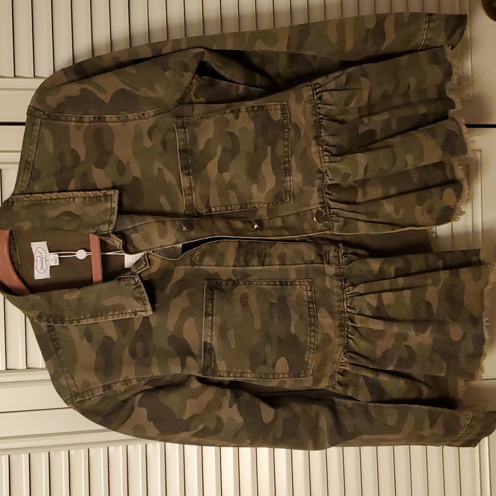 Mud Pie camo jacket